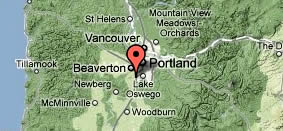 Oregon State Bar location Map